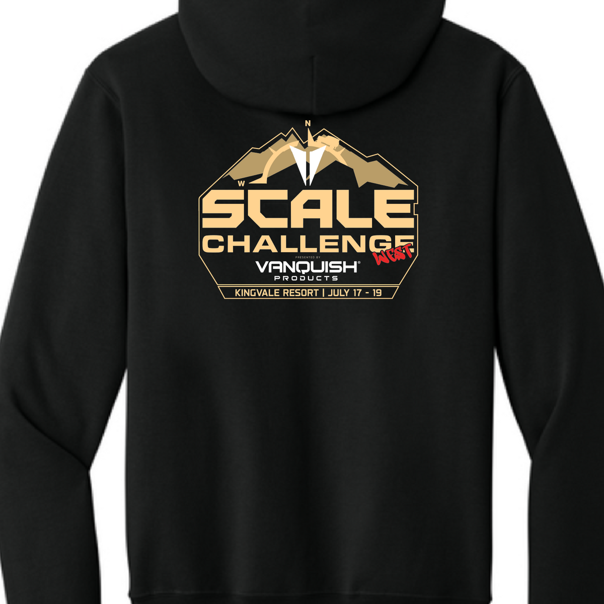 Black Scale Challenge West Yearly Event Hoodie